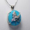 BUTTERFLY TURQUOISE PENDANT - Image 2